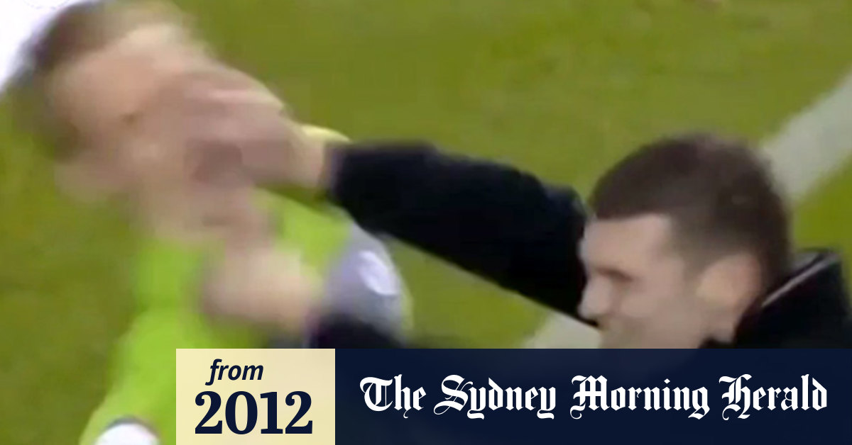 Video Goalie punching fan identified